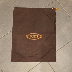 BRAND NEW AUTHENTIC TOD'S TODS DUST GARMENT BAG DUSTBAG 15" × 12"